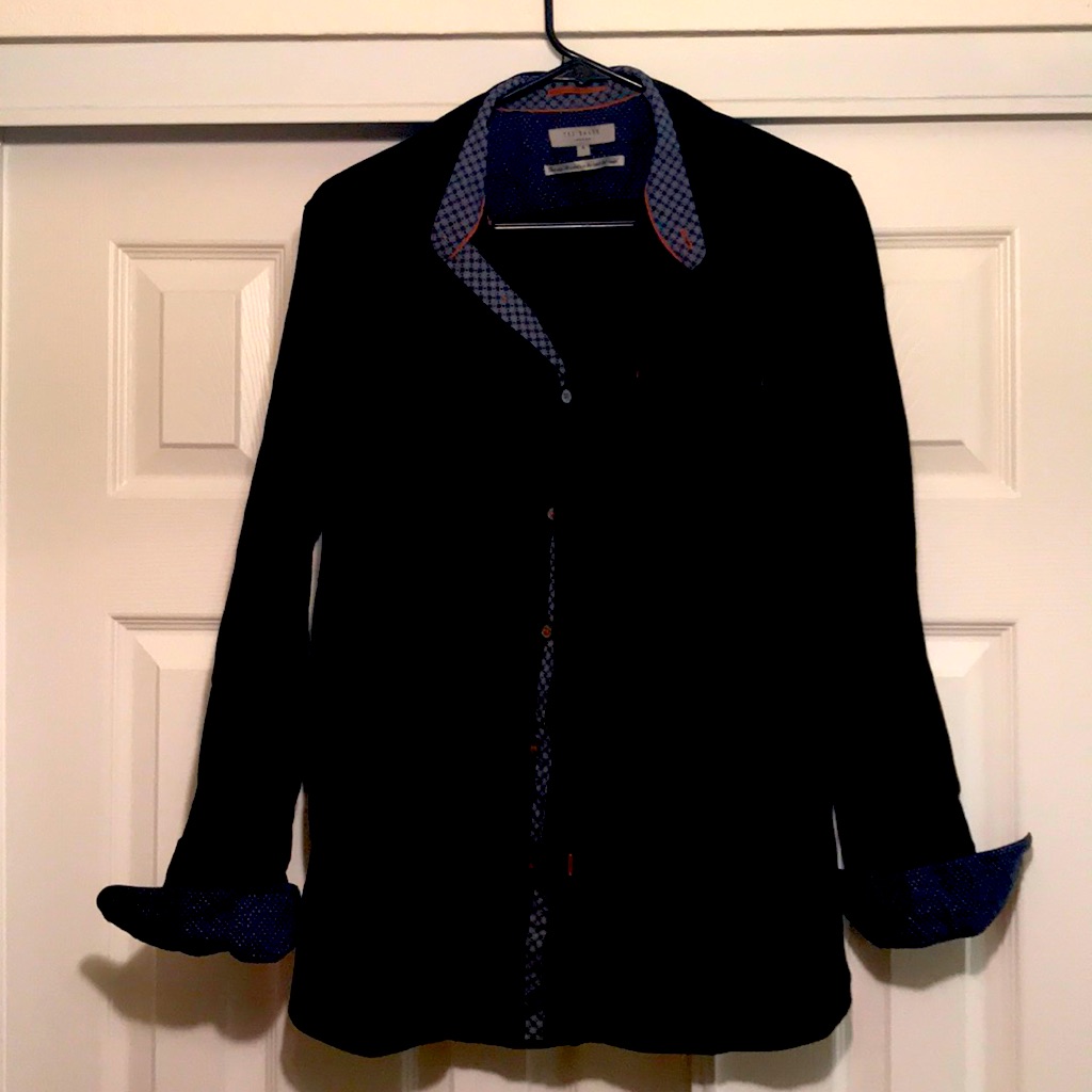 Ted Baker Black Button Down